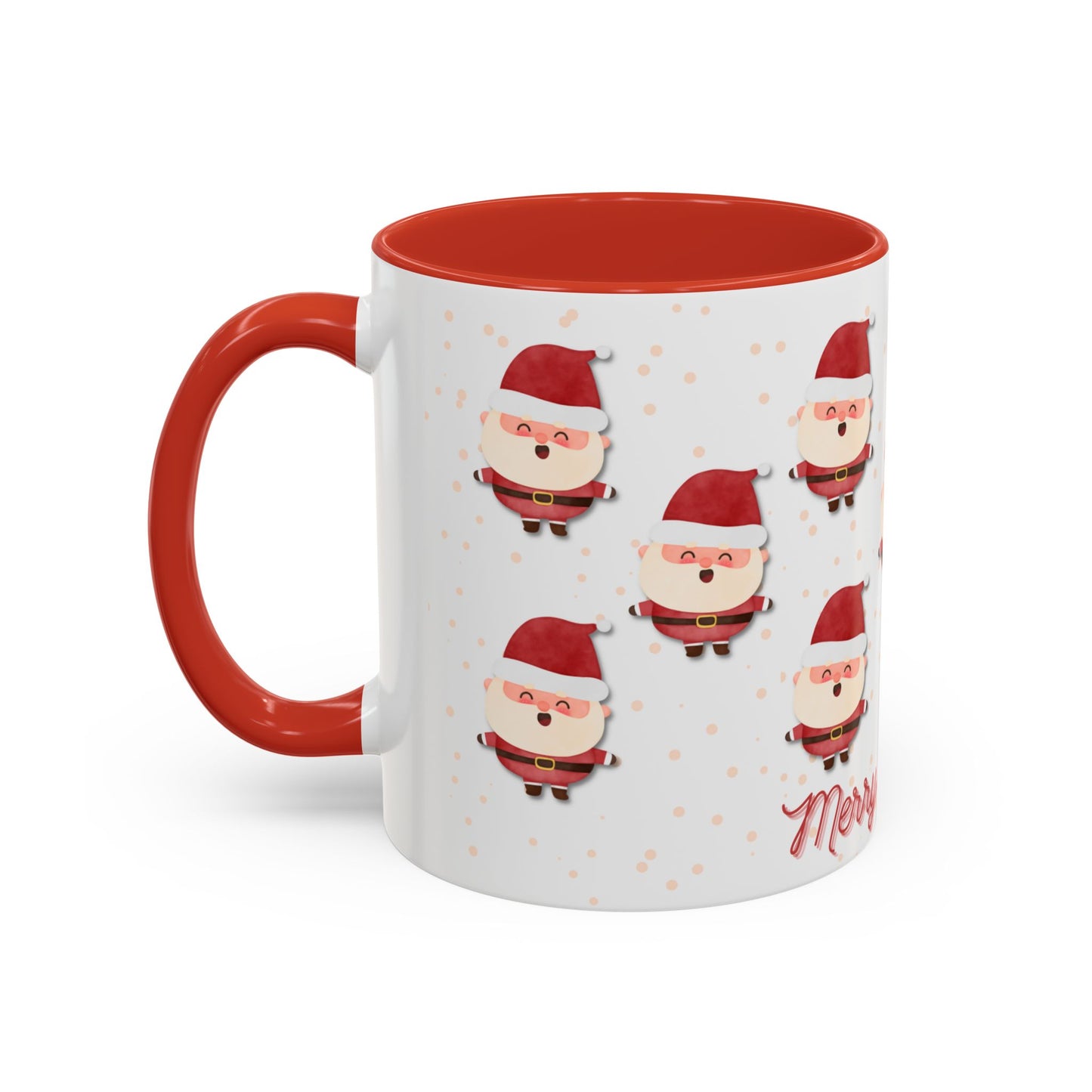 Santa Claus Merry Christmas Accent Coffee Mug, 11oz