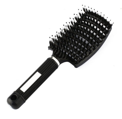 Hairbrush Anti-Klit Brushy Women Detangler Hair Brush Bristle Nylon Scalp Massage Teaser Brush