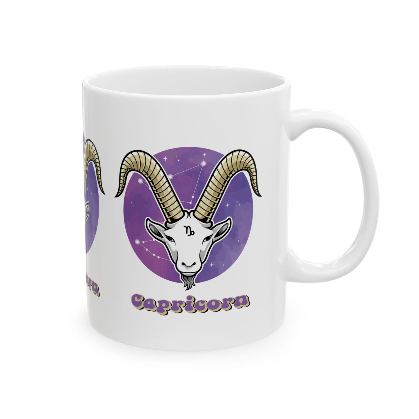 Capricorn Zodiac Sign Ceramic Mug,  Capricorn Zodiac Sign Coffee Mug, Zodiac Horoscope Signs Ceramic Mug, 11oz