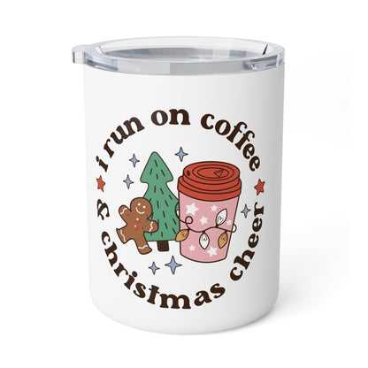 I run on Coffee Insulated Coffee Mug, 10oz