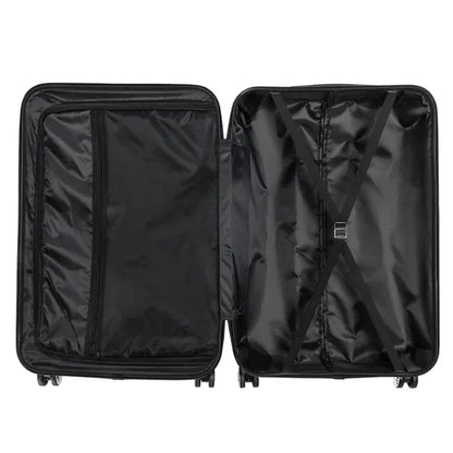 3-in-1 Portable ABS Trolley Case 20inch  24inch  28inch Orange
