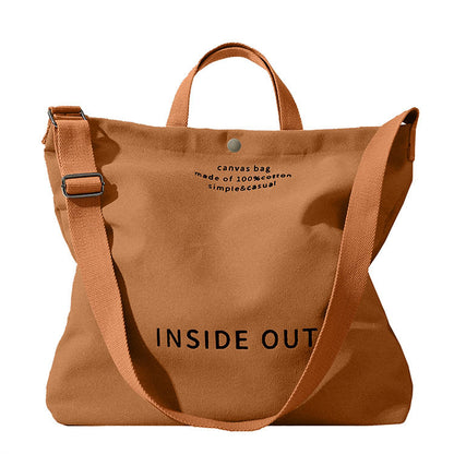 Large Capacity Bags Woman Canvas Tote Bag High-End Versatile Shoulder Bag