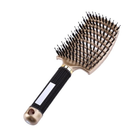 Hairbrush Anti-Klit Brushy Women Detangler Hair Brush Bristle Nylon Scalp Massage Teaser Brush