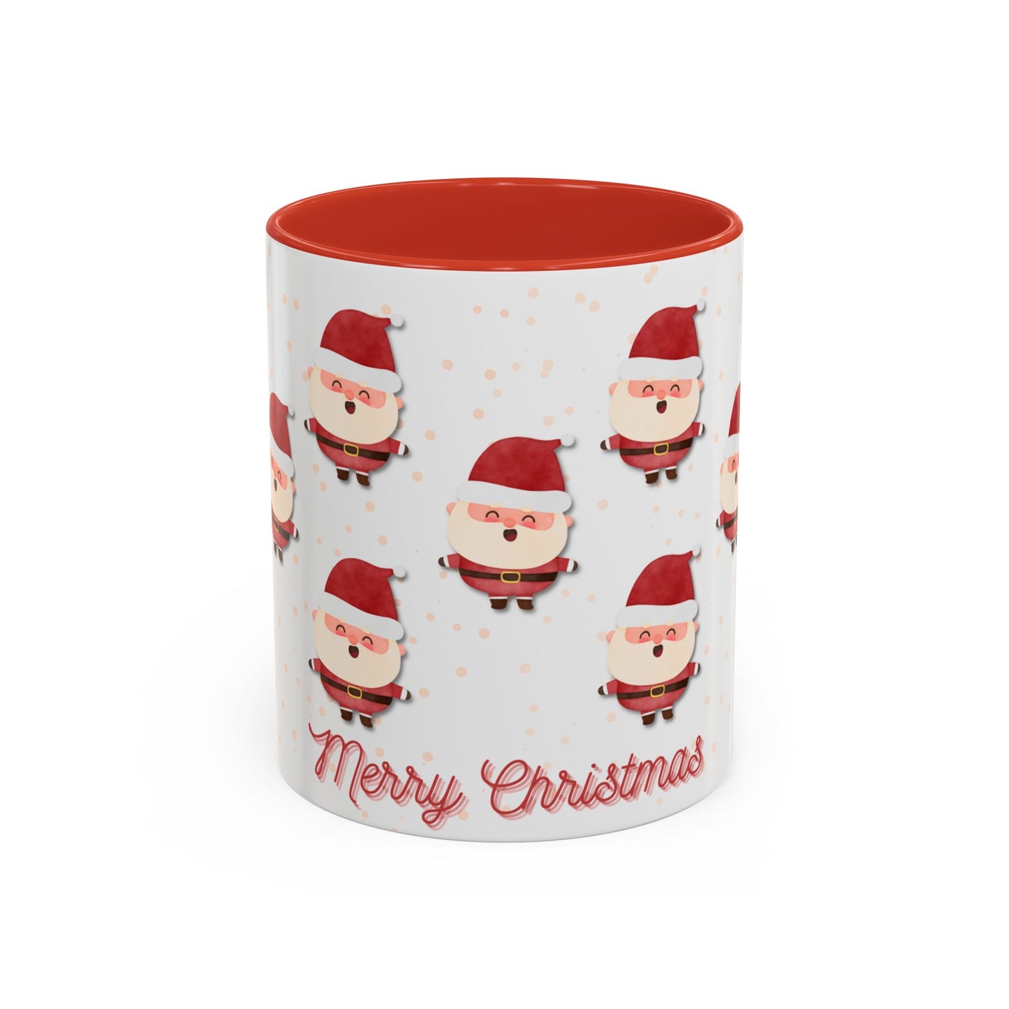 Santa Claus Merry Christmas Accent Coffee Mug, 11oz