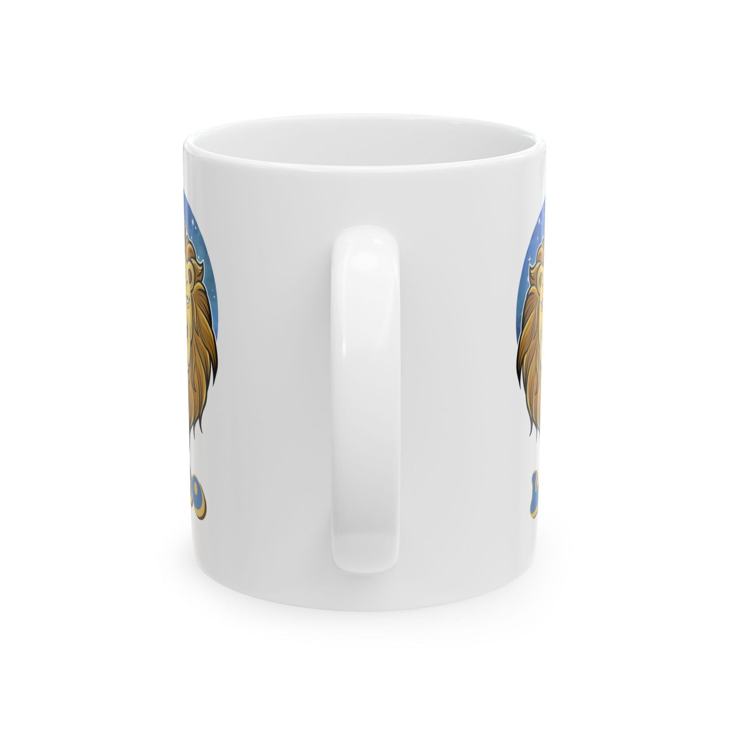 Leo Zodiac Sign Ceramic Mug,  Leo Zodiac Sign Coffee Mug, Zodiac Horoscope Signs Ceramic Mug, 11oz