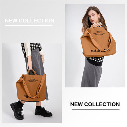 Large Capacity Bags Woman Canvas Tote Bag High-End Versatile Shoulder Bag
