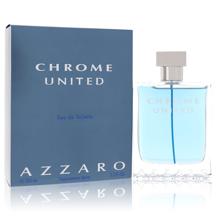 Chrome United Eau De Toilette Spray By Azzaro New in Box