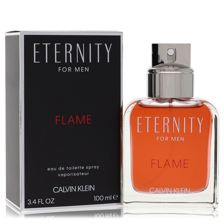 Eternity Flame Eau De Toilette Spray By Calvin Klein New in Box