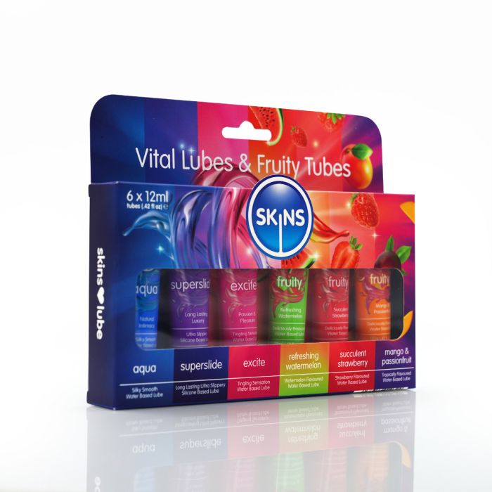 Skins 12ml Sampler Tubes Vital & Fruity 6pk