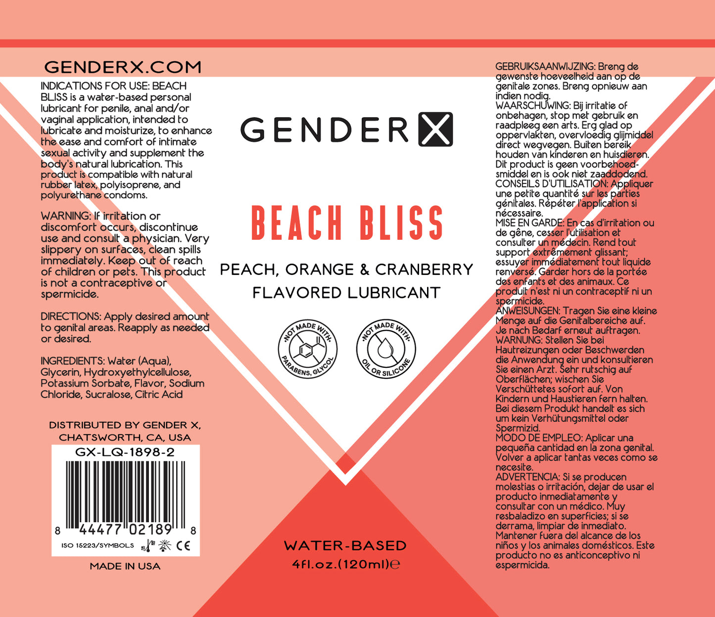 Gender X Beach Bliss Flavored Lube