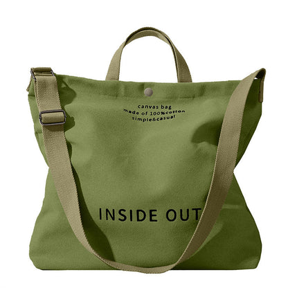 Large Capacity Bags Woman Canvas Tote Bag High-End Versatile Shoulder Bag